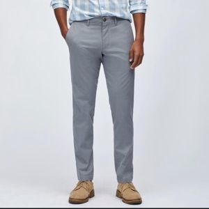 Five Four Men’s Lake Straight Leg Chino Pants Grey Size 36